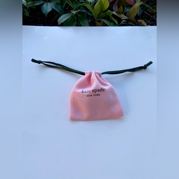 NEW - Kate Spade Light Peach Rise & Shine Brilliant Gumdrop Rose Gold Earrings - Picture 6 of 7